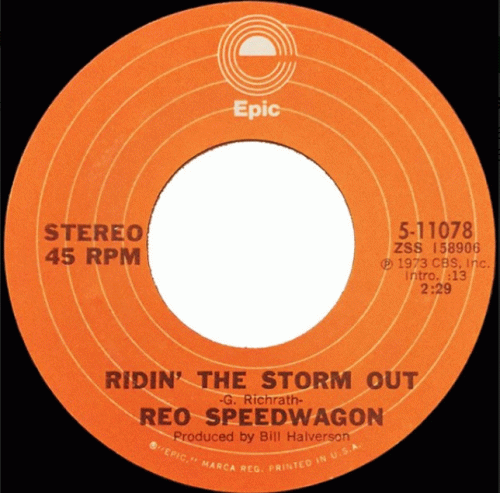 REO Speedwagon : Ridin' the Storm Out (Single)